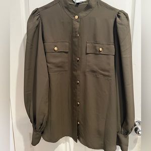 Express button up blouse